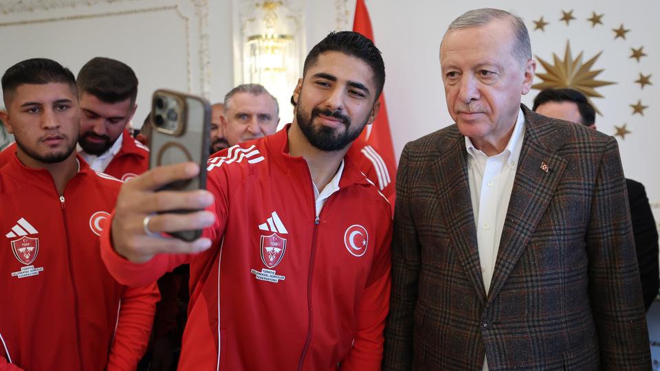 Türkiye Yağlı Güreş Ligi Boy birincilerini kabul etti!