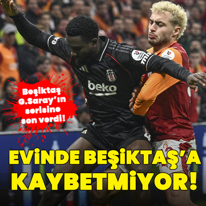 G.Saray evinde Beşiktaş'a kaybetmiyor!