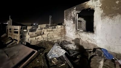 Ahırdaki yangında 170 koyun öldü