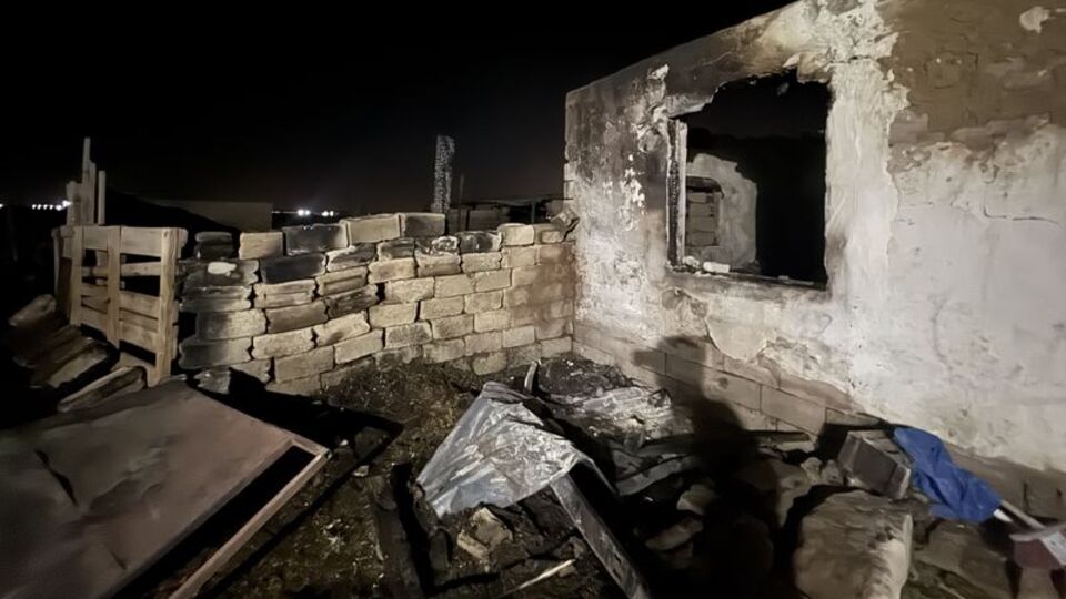 Ahırdaki yangında 170 koyun öldü