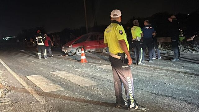 Mersin'de kaza: 1 ölü, 4 yaralı