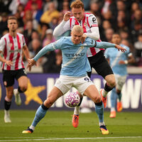 Manchester City, Haaland'la üç puanı aldı!