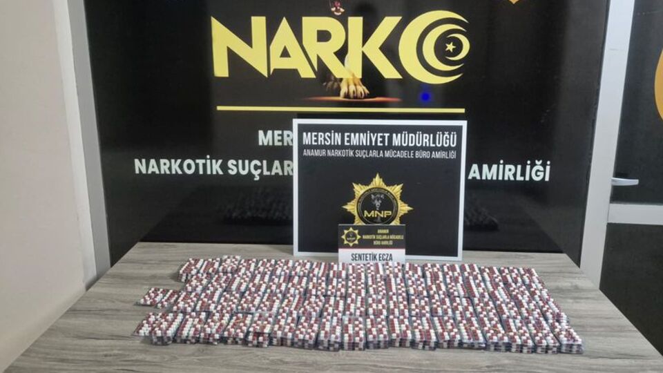 Mersin'de takside ele geçirildi