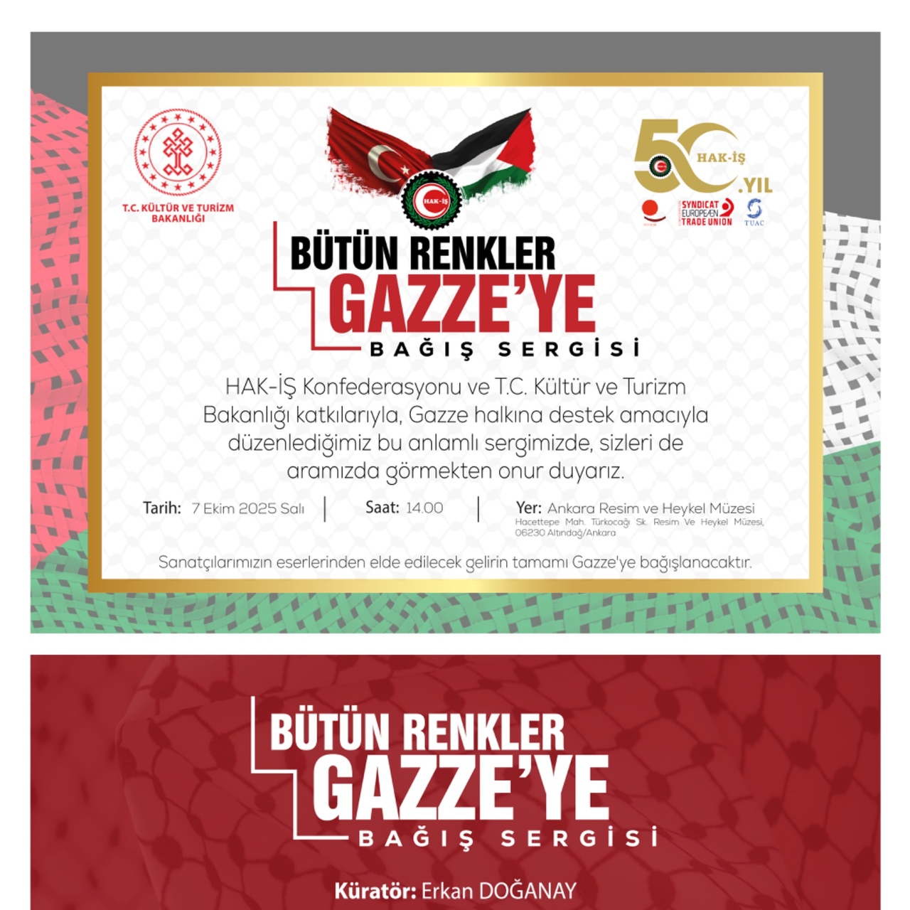 Hak-iş 50. yılında Gazze’ye umut oluyor