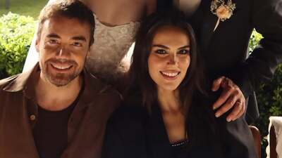 Düğüne birlikte katıldılar