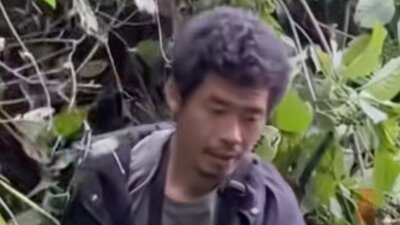 Çinli adam 70 gün ormanda yaşadı!