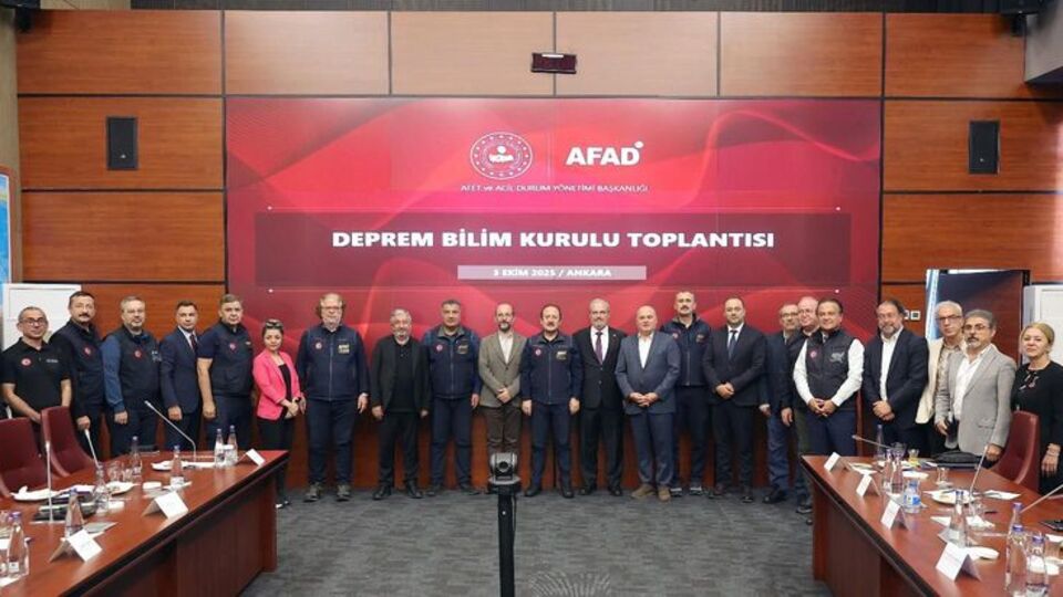 AFAD'dan Deprem Bilim Kurulu toplantısı