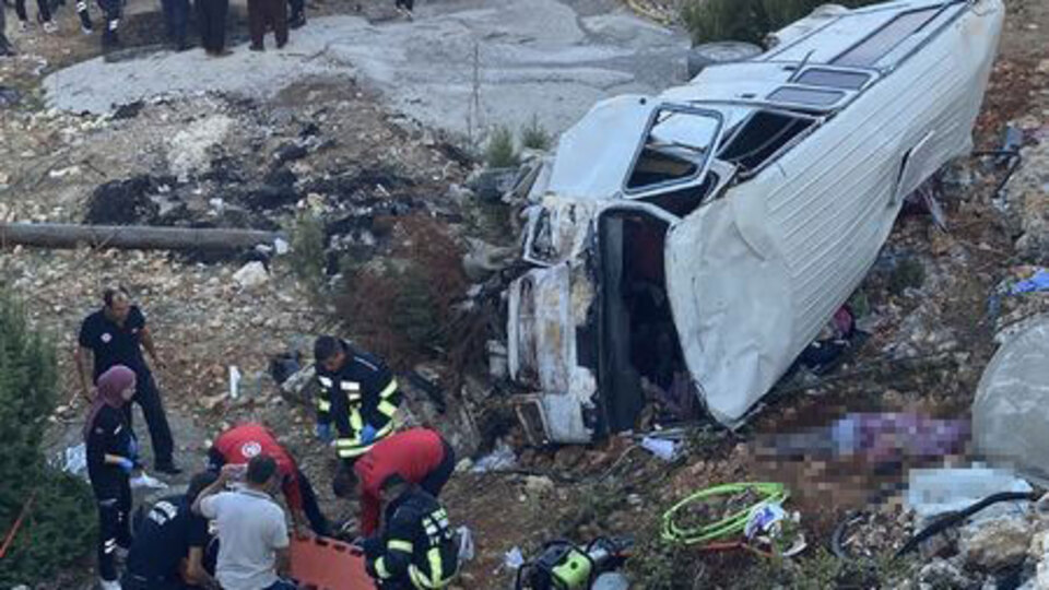 Feci kaza: 4 işçi öldü! 4'ü ağır, 14 yaralı var!