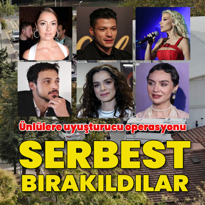 Ünlü isimlere uyuşturucu operasyonu!