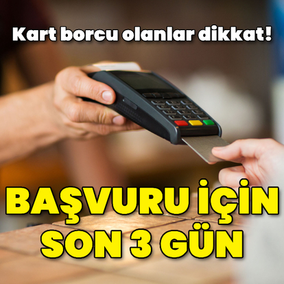 Kredi kartı yapılandırmasında son gün 10 Ekim