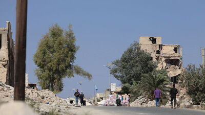 PKK/YPG Halep'te havan topu yerleştirdi
