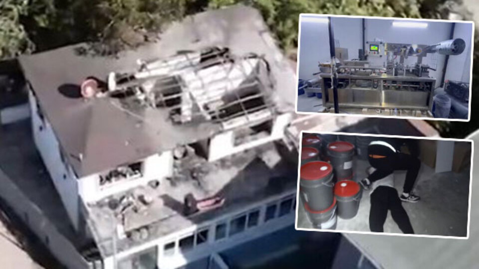 4 milyon hap! 214 kg metamfetamin! İmalathaneye baskın!