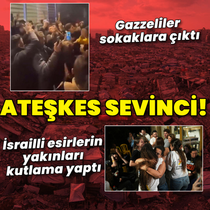 Gazze'de ateşkes anlaşması sevinçle karşılandı