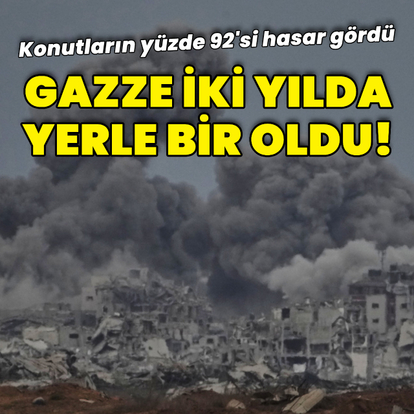 Gazze harabeye döndü!