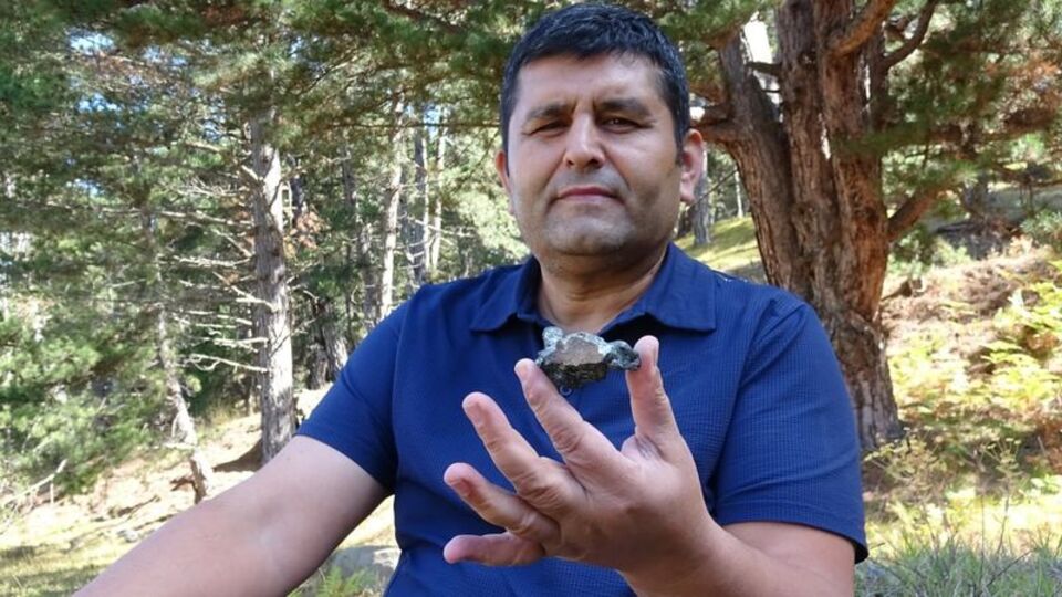 Mantar toplamaya çıktı göktaşı buldu!