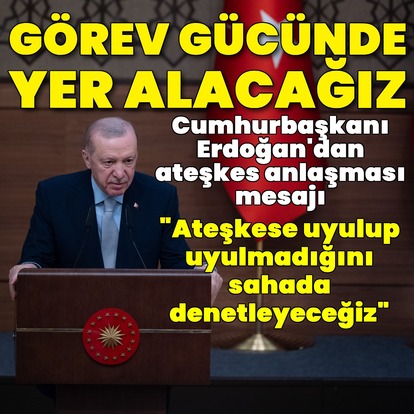 Cumhurbaşkanı Erdoğan'dan açıklamalar