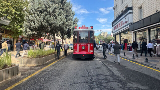 Şanlıurfa'da nostaljik tramvay dönemi