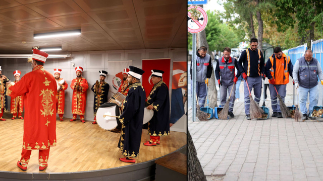 İşçiler mesai sonrası mehteran oluyor