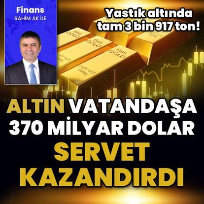 Türkiye'de 5 bin ton altın var