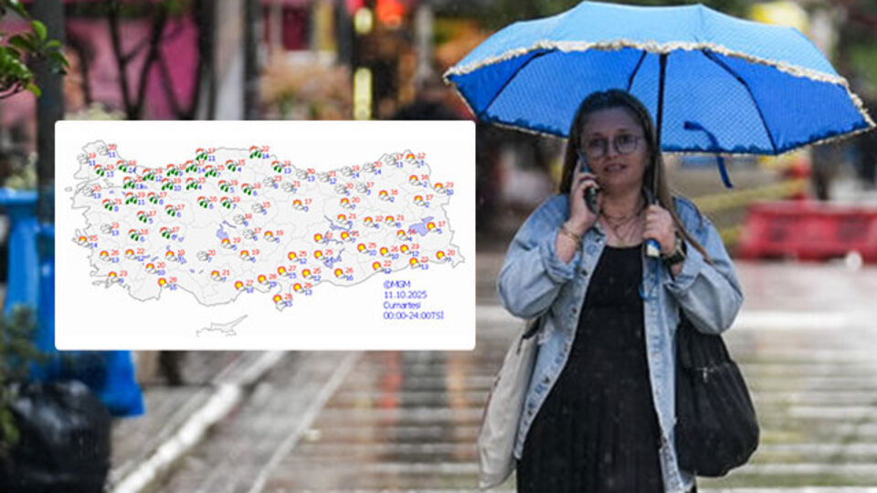 Meteoroloji'den saatli uyarı! 6 kent için "sarı" alarm! 4 bölgede sağanak!