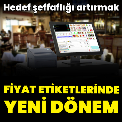 Fiyat etiketlerinde yeni dönem