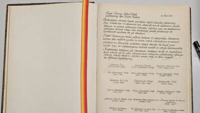 Özbek'i duygulandıran teşekkür yazısı