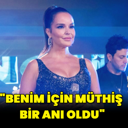 "Benim için müthiş bir anı oldu"