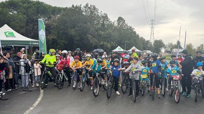 Yeşilay Aile ve Çocuk Parkuru yarışı tamamlandı