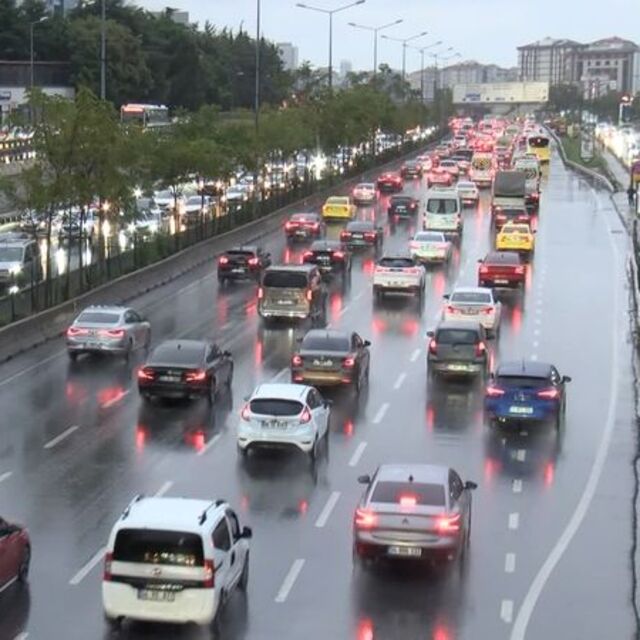 İstanbul'da sağanak yağış