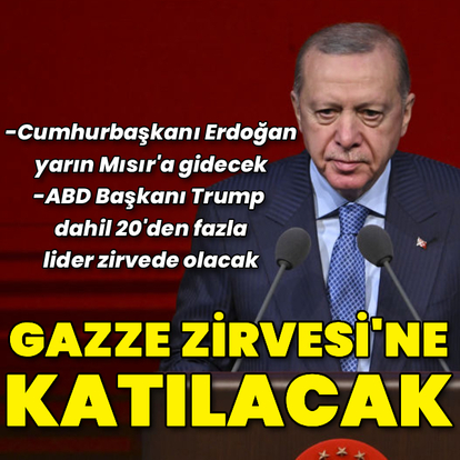 Cumhurbaşkanı Erdoğan Mısır'a gidecek
