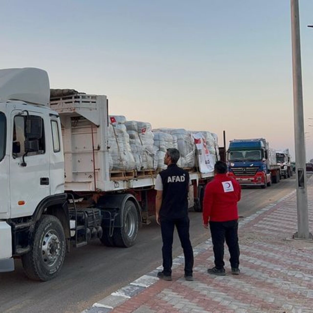 AFAD'dan Gazze'ye bugün 20 TIR yardım yapılacak