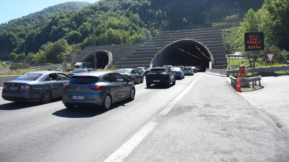 Bolu Dağı Tüneli'nde 17 günlük çalışma
