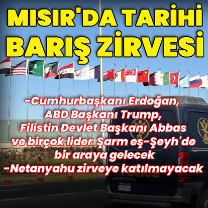 Mısır'da tarihi barış zirvesi