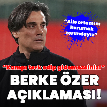 Montella'dan Berke Özer açıklaması!