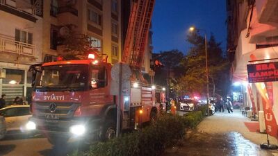 Eşiyle tartışan kişi evini ateşe verdi