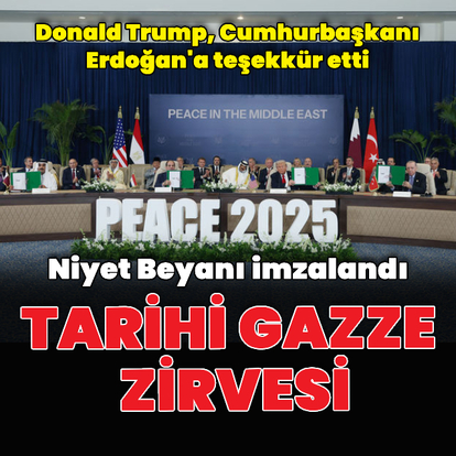 Mısır'da tarihi Gazze zirvesi