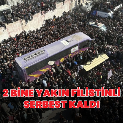 Filistinliler serbest kaldı