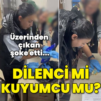 Üzerinden çıkan şoke etti... Dilenci mi kuyumcu mu?
