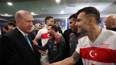 Cumhurbaşkanı Erdoğan, Milli Takımı tebrik etti