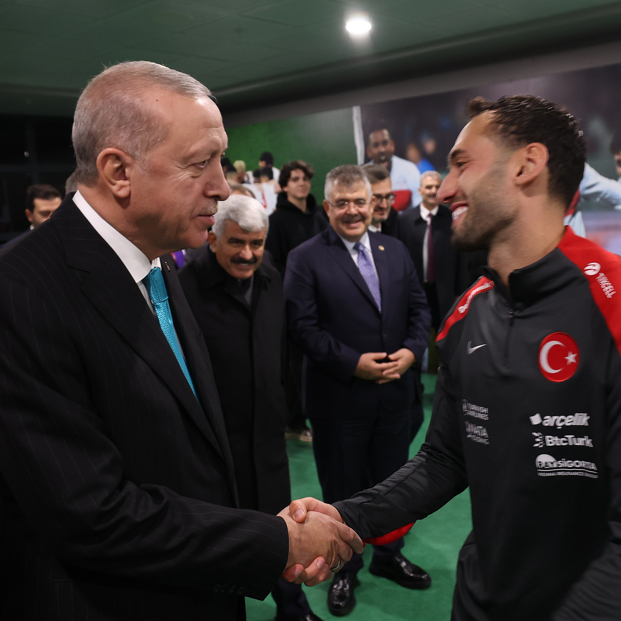 Cumhurbaşkanı Erdoğan'dan A Milliler'e tebrik!