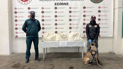 Kapıkule'de ele geçirildi: 36 kilo 180 gram