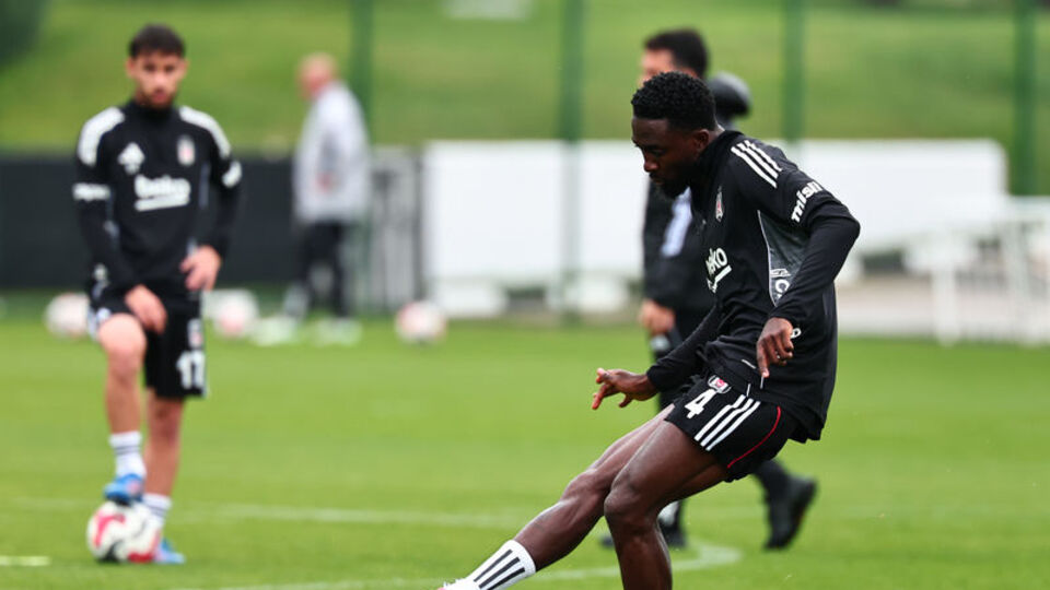 Beşiktaş günü tek antrenmanla tamamladı