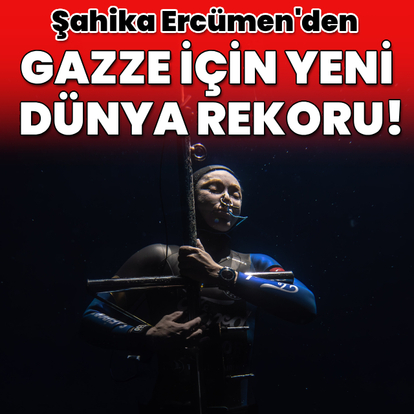 Şahika Ercümen'den Gazze için rekor!