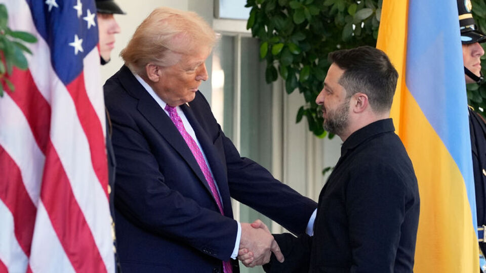 Trump ile Zelenskiy bir araya geldi
