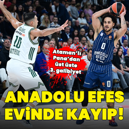 Anadolu Efes evinde kayıp!