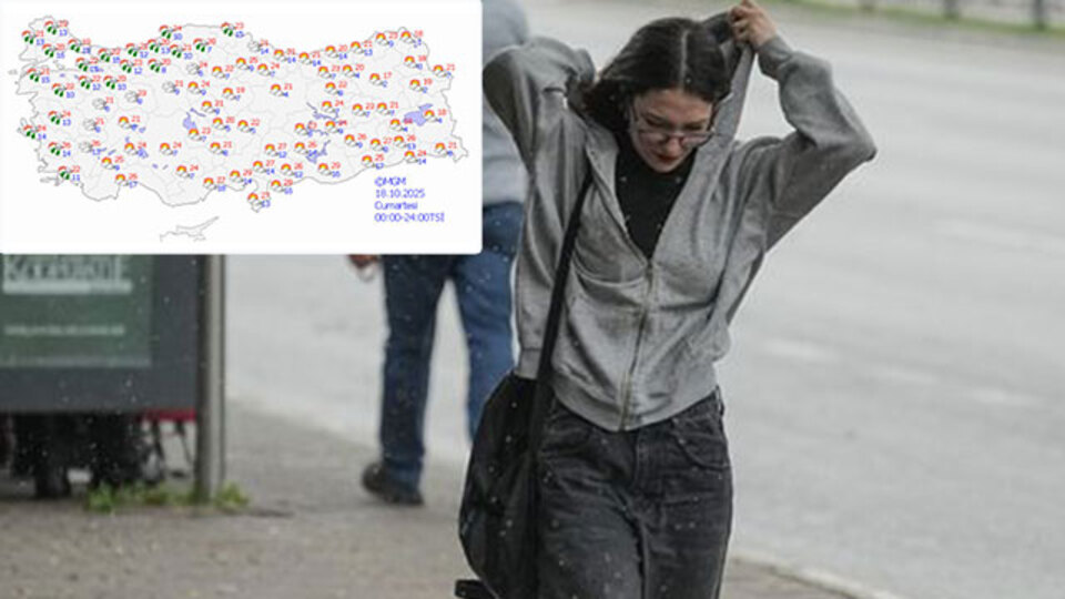 Meteoroloji'den saatli uyarı! 3 bölgede sağanak!