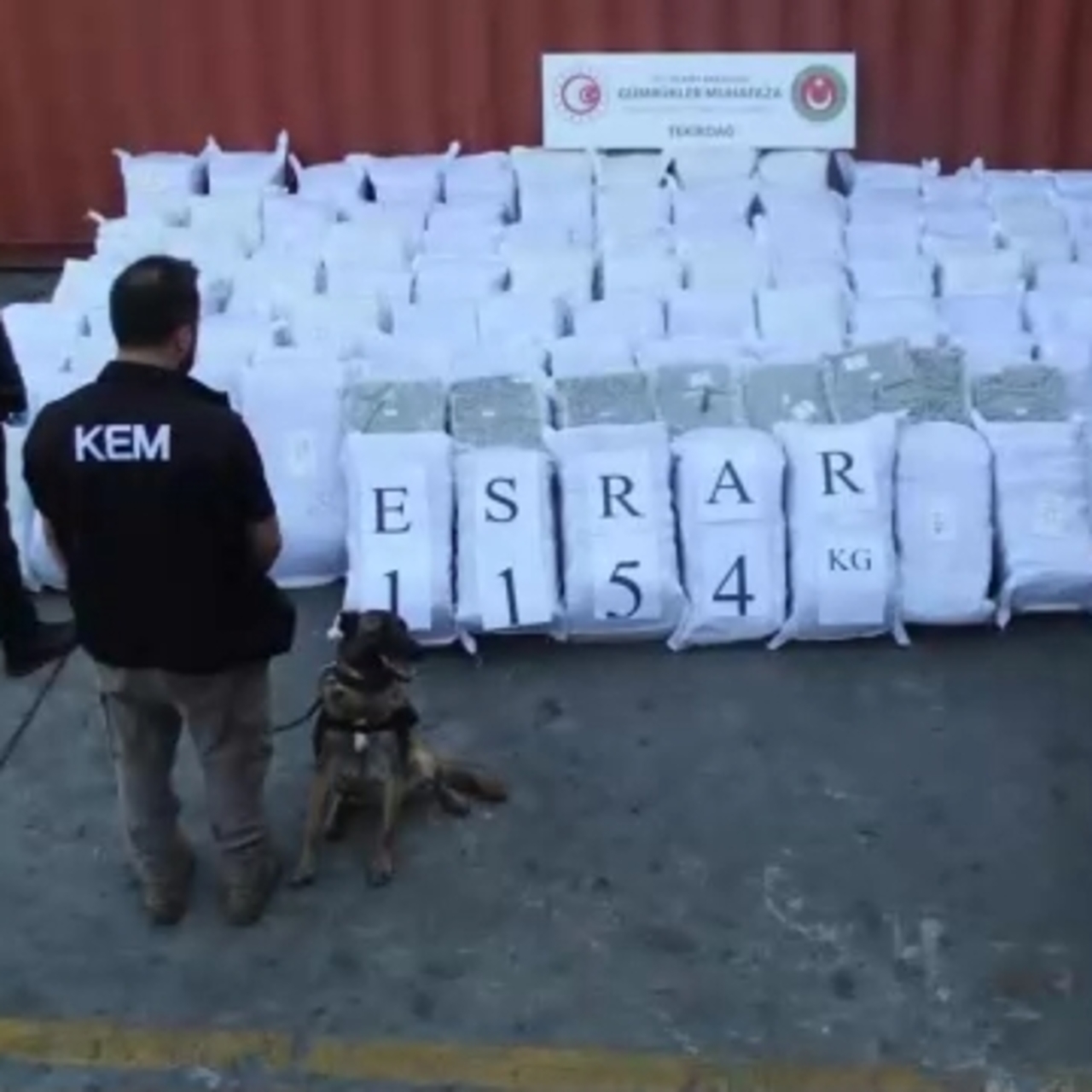 Tekirdağ ve Edirne'de ele geçirildi: 1.3 ton