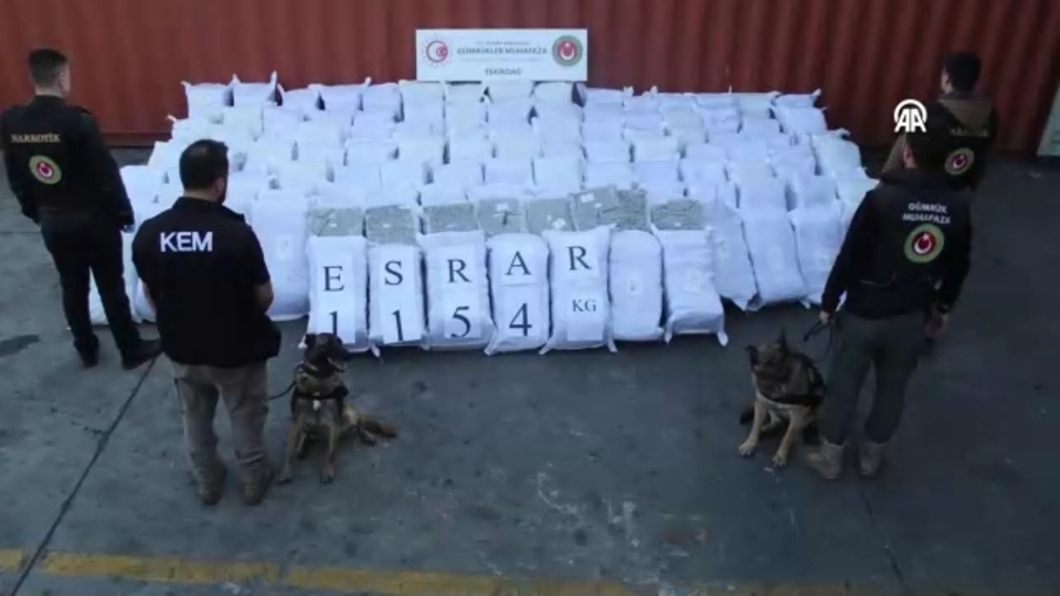 Tekirdağ ve Edirne'de ele geçirildi: 1.3 ton