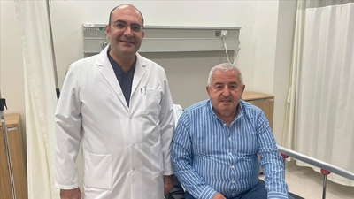 Yemek borusuna takılan kemik endoskopiyle çıkarıldı