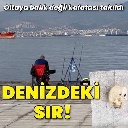 Oltaya kafatası takıldı